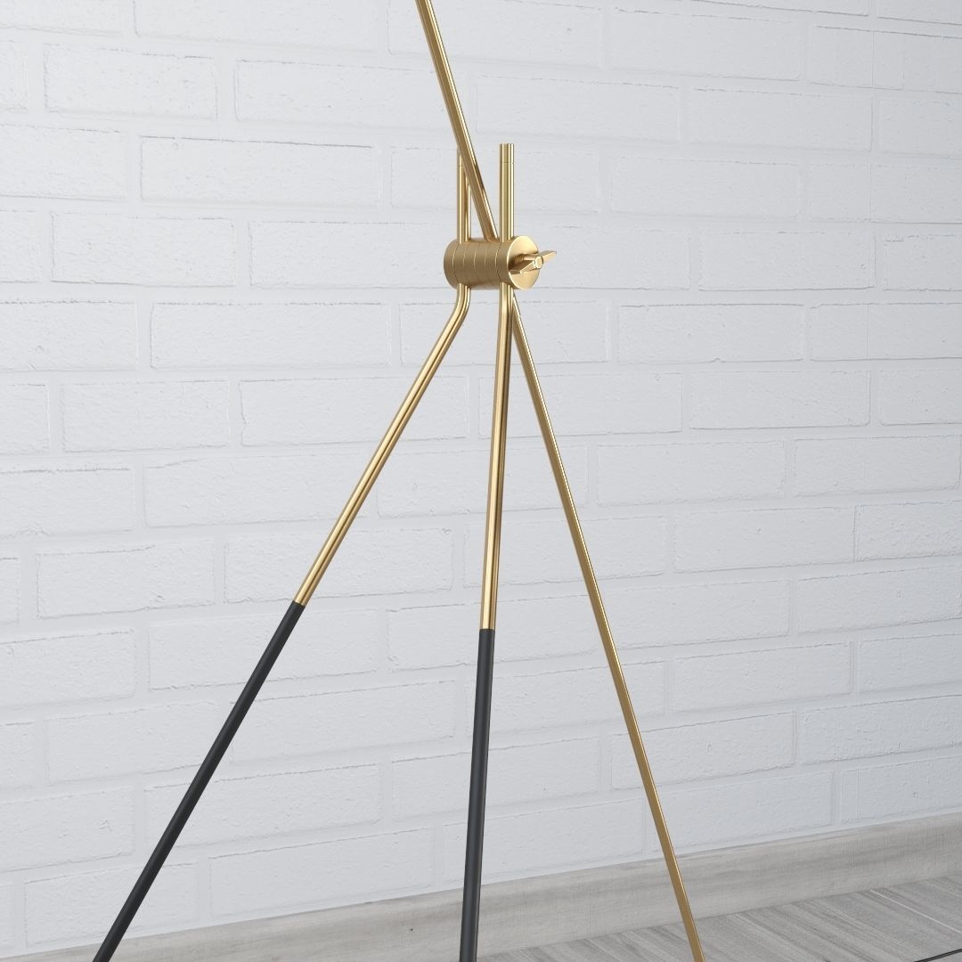 Modern Floor Lamp - Cliff Floor 3D model_3