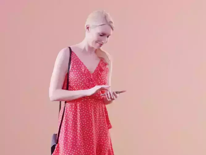 Kim 10177 - Standing Casual Girl