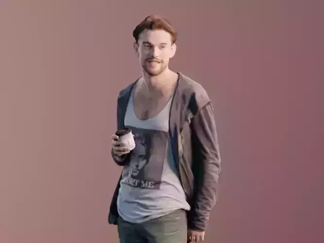 Kenneth 10163 - Standing Casual Guy