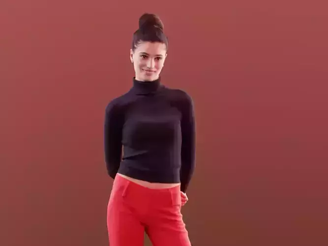 Myriam 10159 - Standing Elegant Girl