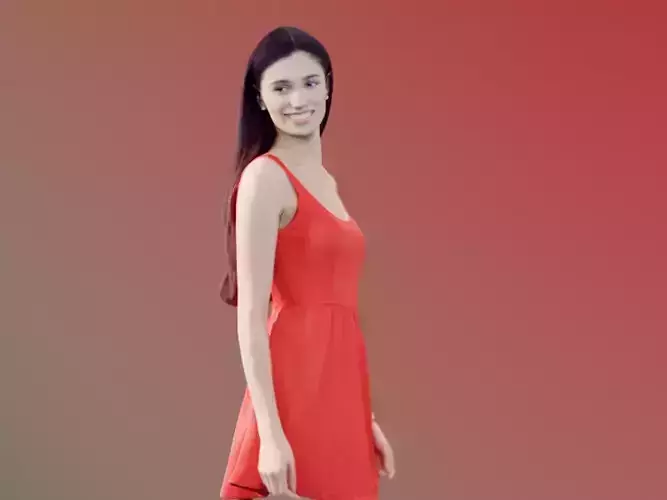 Myriam 10157 - Standing Elegant Girl