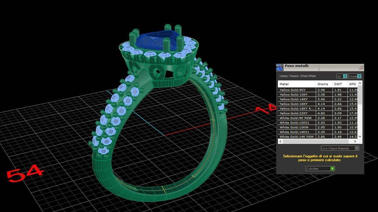 Heart gem ring 3D print model_6