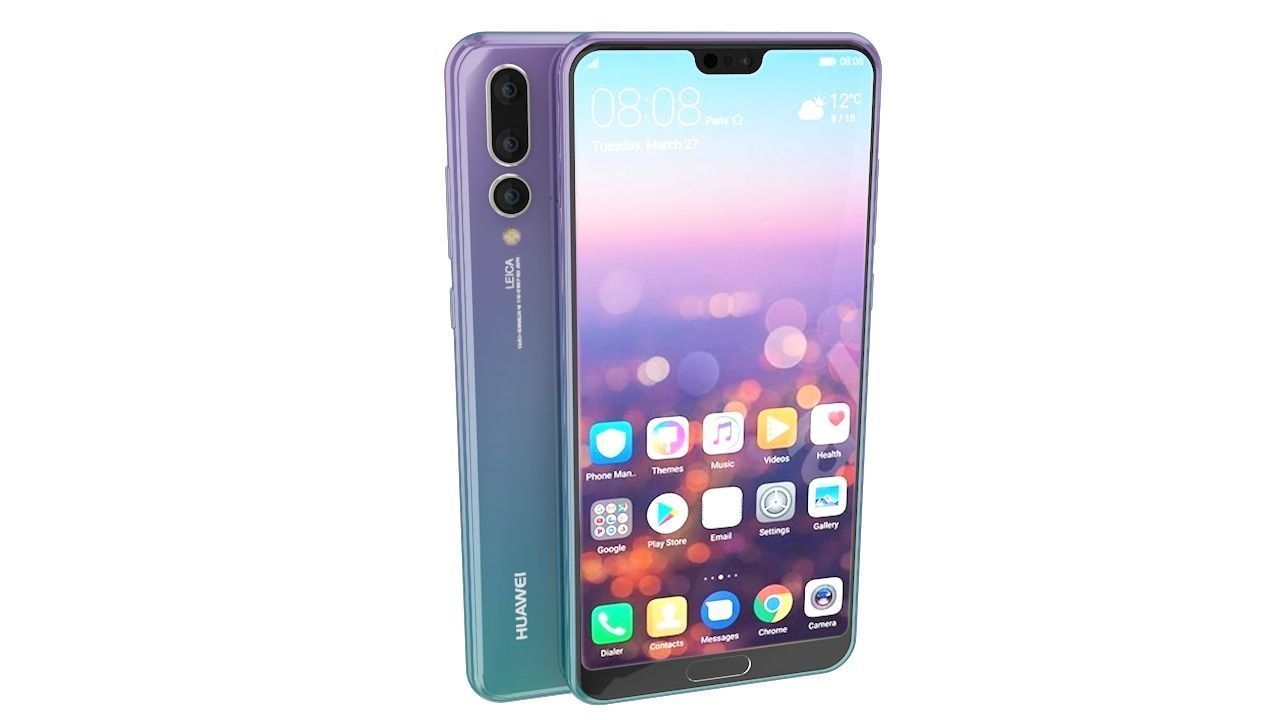 Huawei P20 Pro 2018 3D model_4