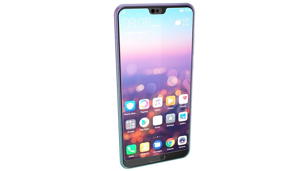 Huawei P20 Pro 2018 3D model_1