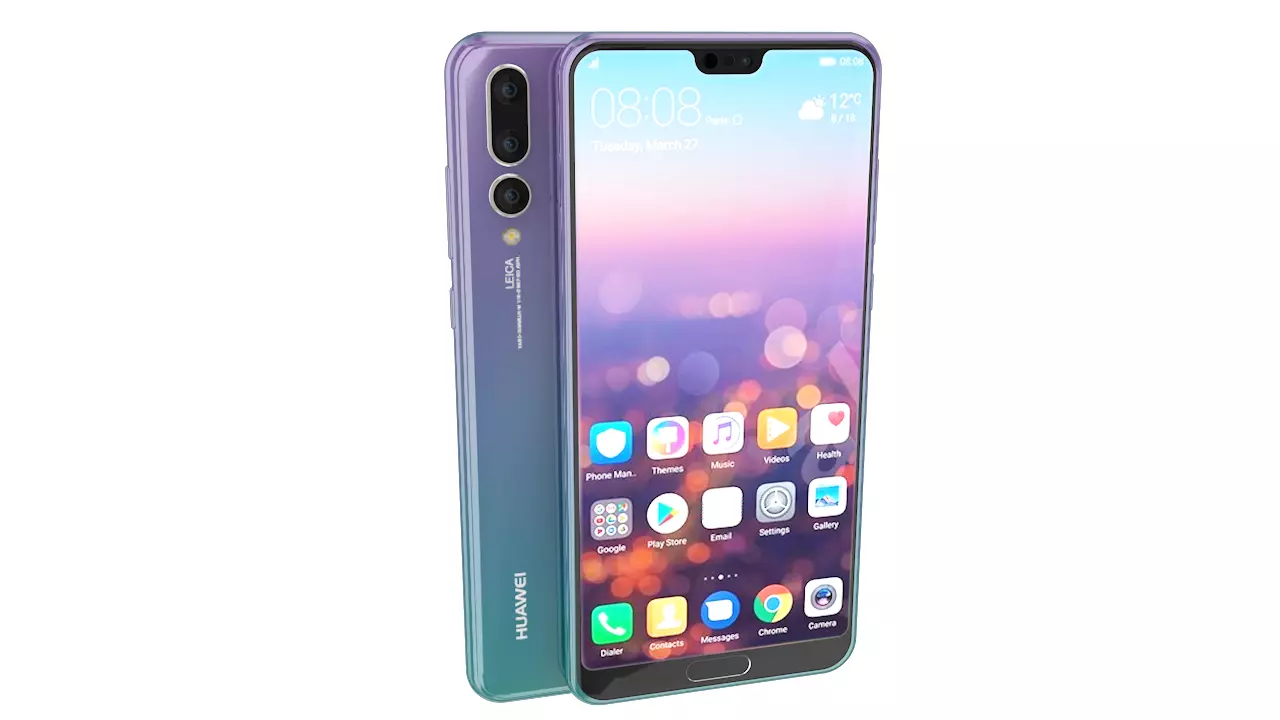 Huawei P20 Pro 2018 3D model_0