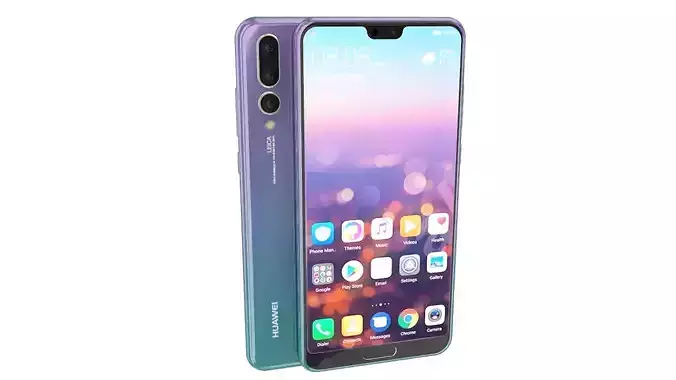 Huawei P20 Pro 2018 3D model