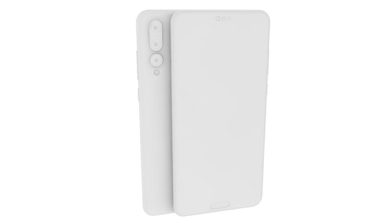 Huawei P20 Pro 2018 3D model_7