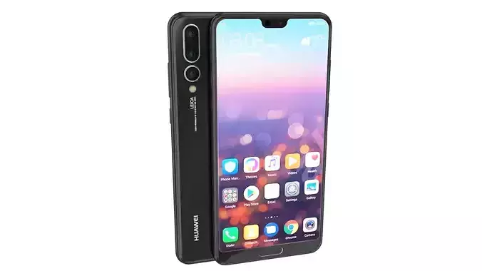 Huawei P20 Pro 2018 3D model