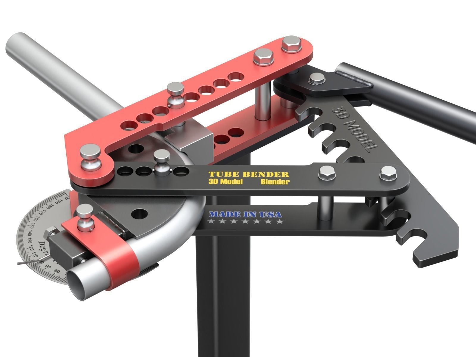 Tube Bender 3D model CGTrader