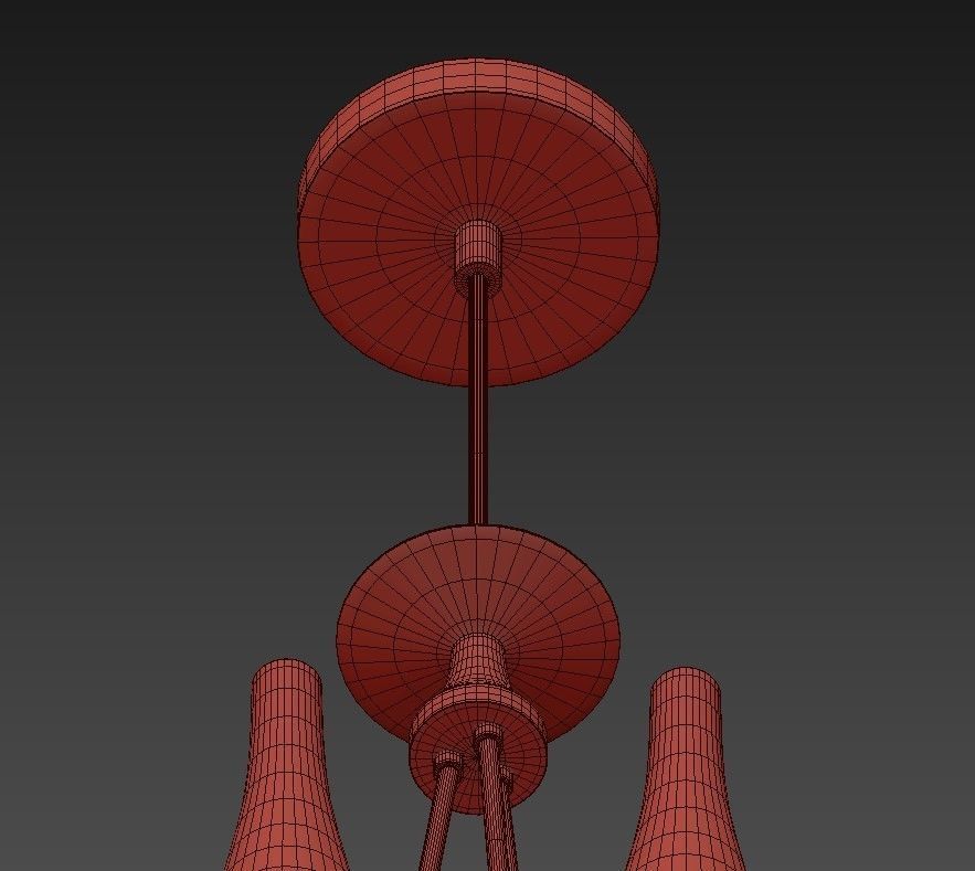 Glass Torlesco Chandelier 3D model_6