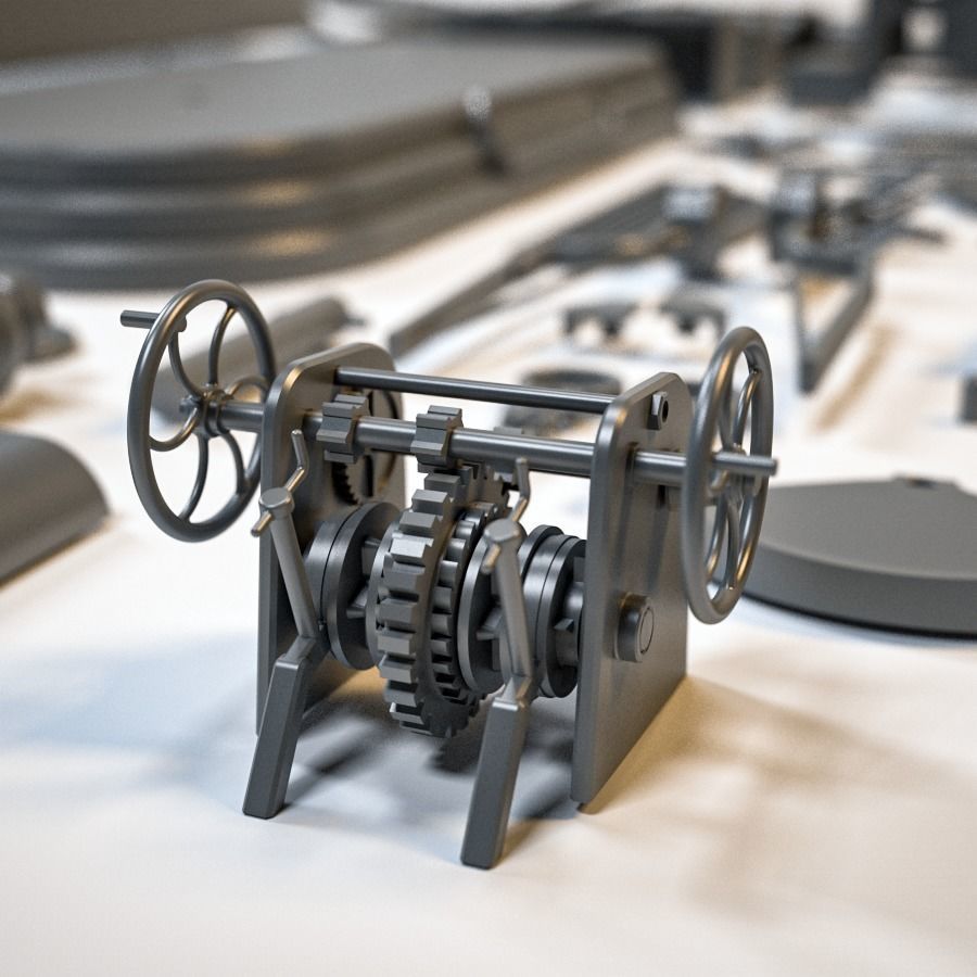 Tugboat Model Kit 3D print model_20