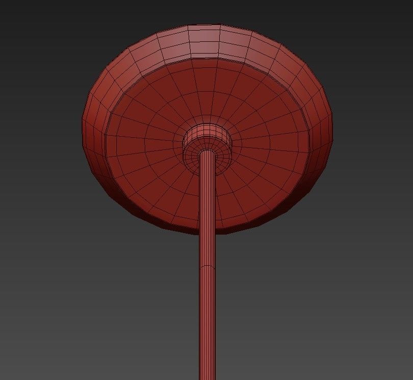 DREAM chandelier with balls hanging from it 3D model_4