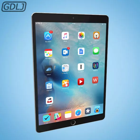 Apple iPad Pro 3D model