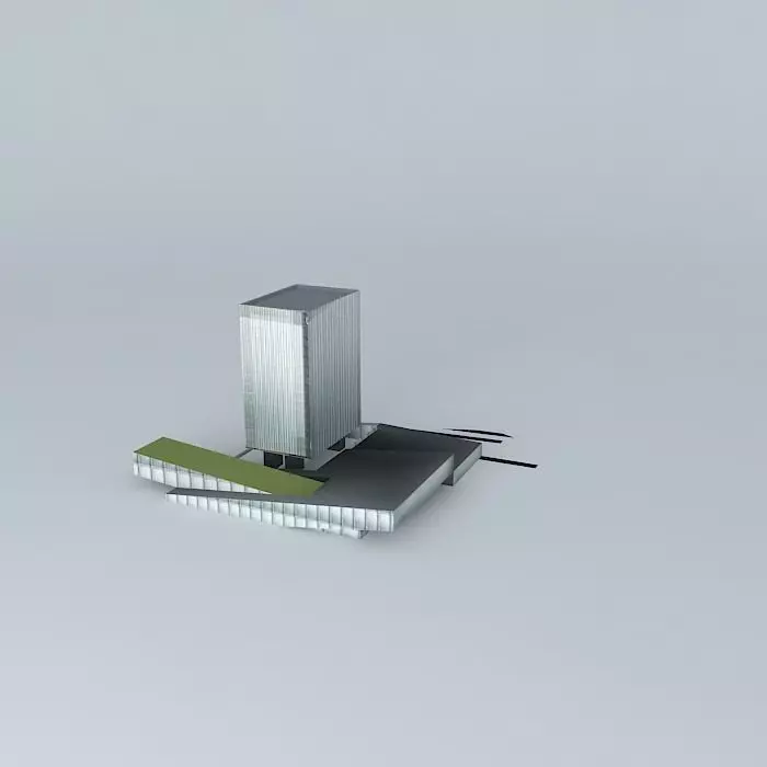 Social headquarters of Caja Badajoz Badajoz Free 3D model