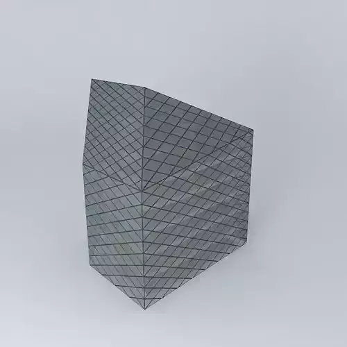 Prada Store in Tokyo on Omotesando street 3D model