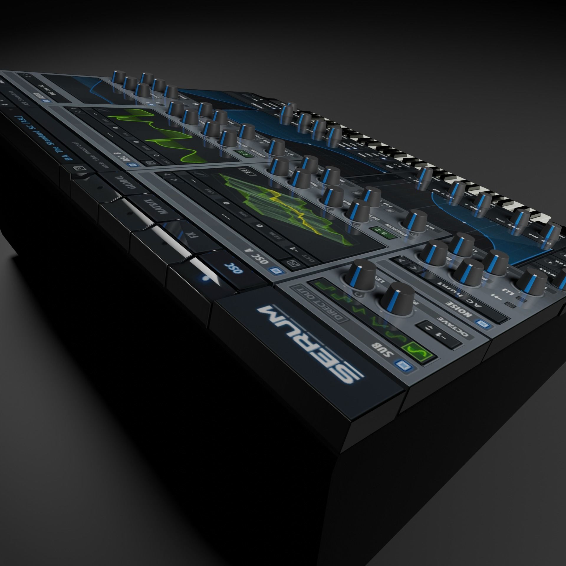 Serum Synthesizer Model 3D model_5