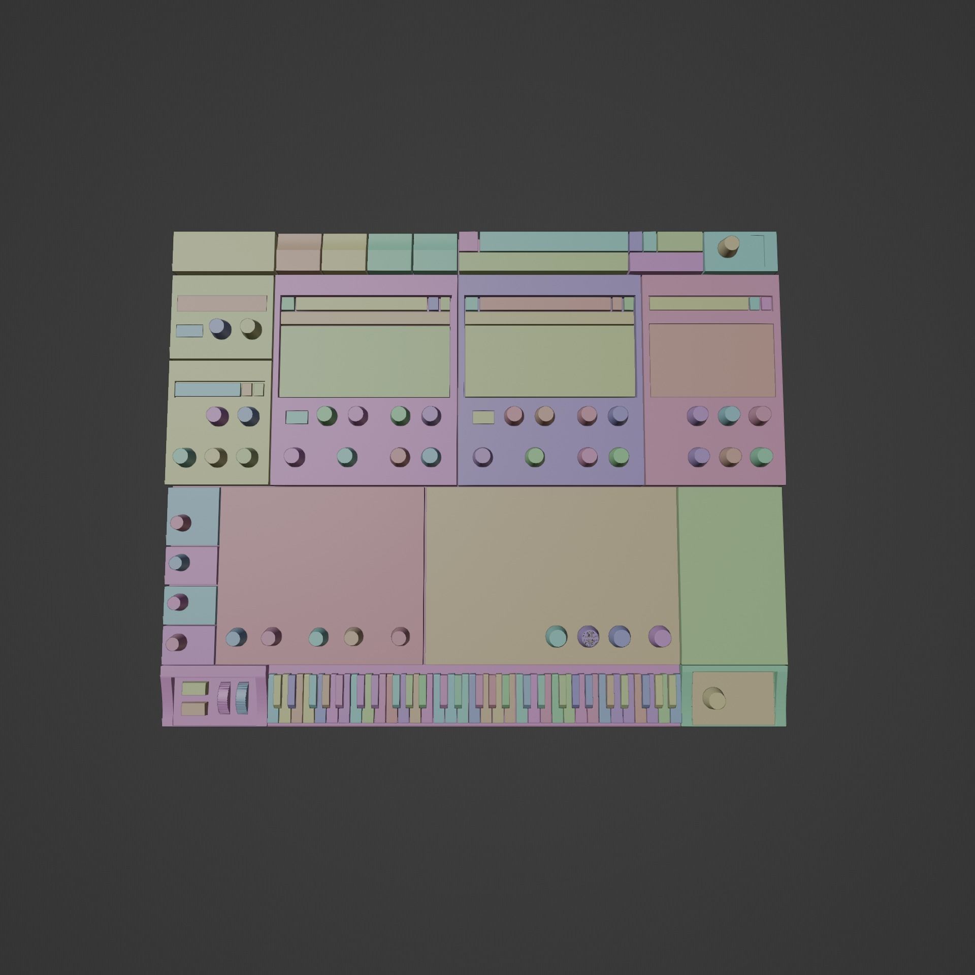 Serum Synthesizer Model 3D model_11