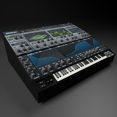 Serum Synthesizer Model 3D model
