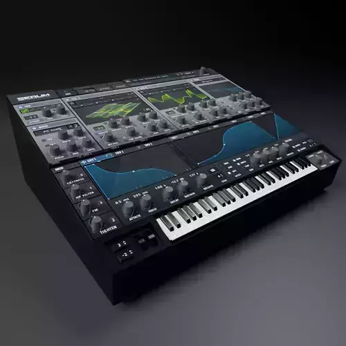 Serum Synthesizer Model 3D model