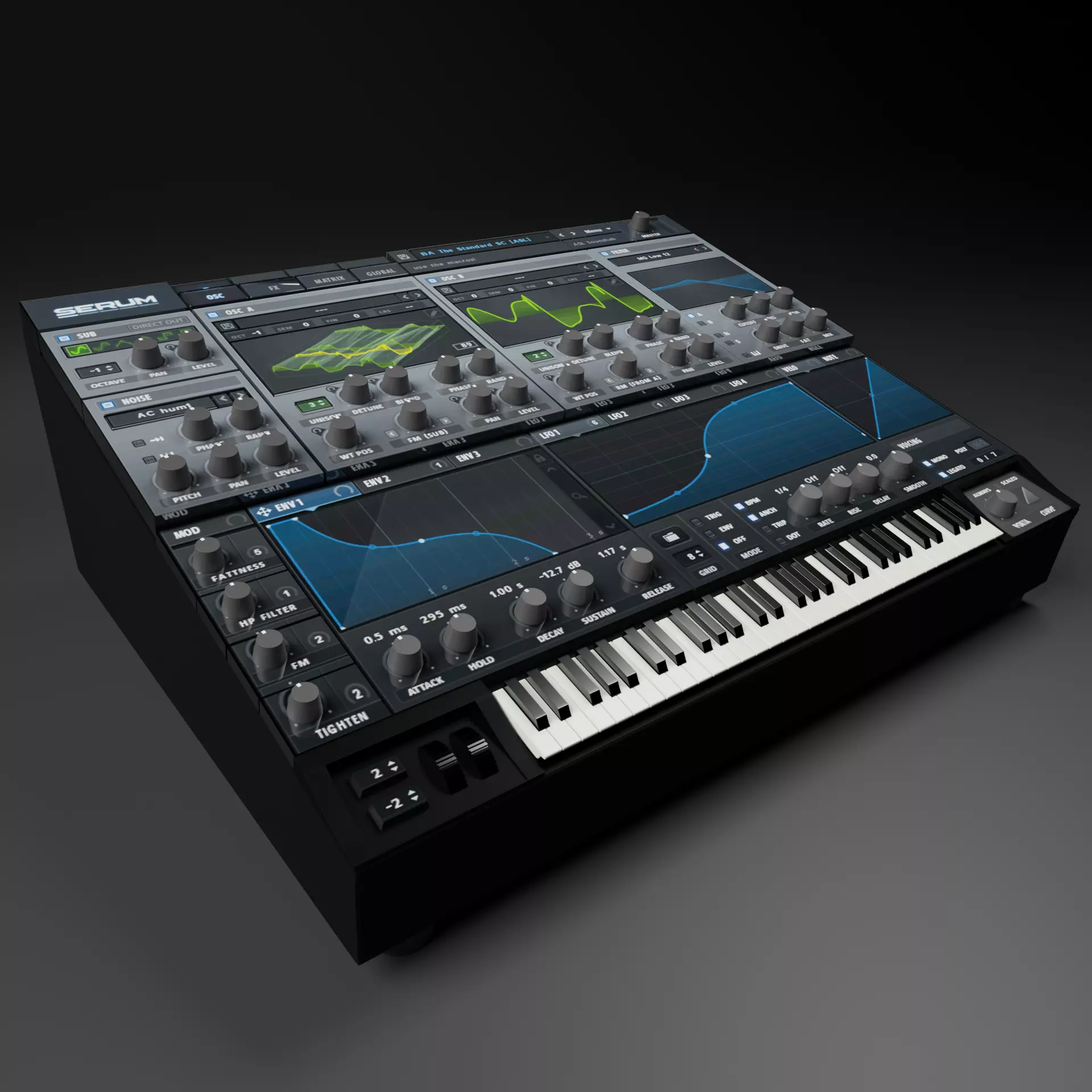 Serum Synthesizer Model 3D model_0