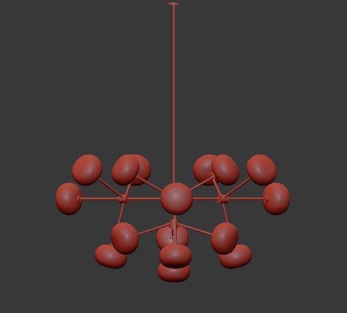 Pendant Lights  NABILA CHANDELIER 3D model_5