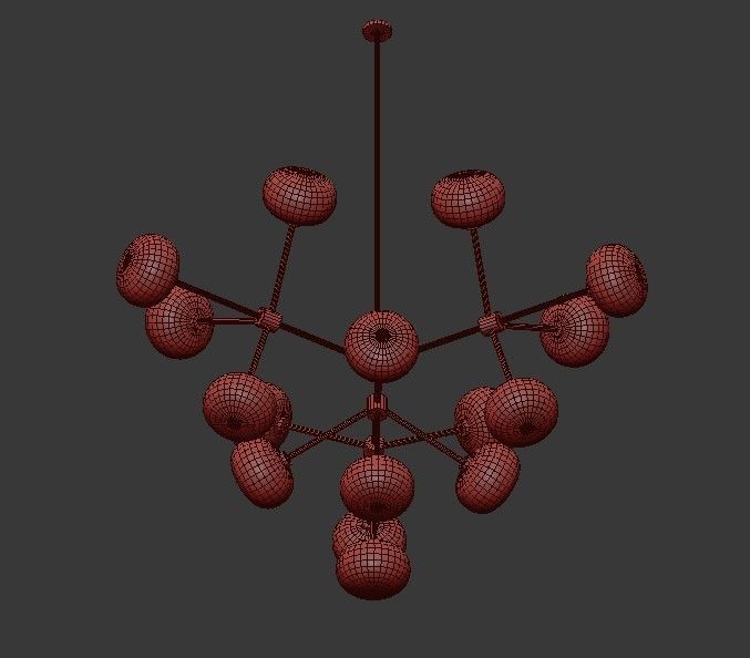 Pendant Lights  NABILA CHANDELIER 3D model_2