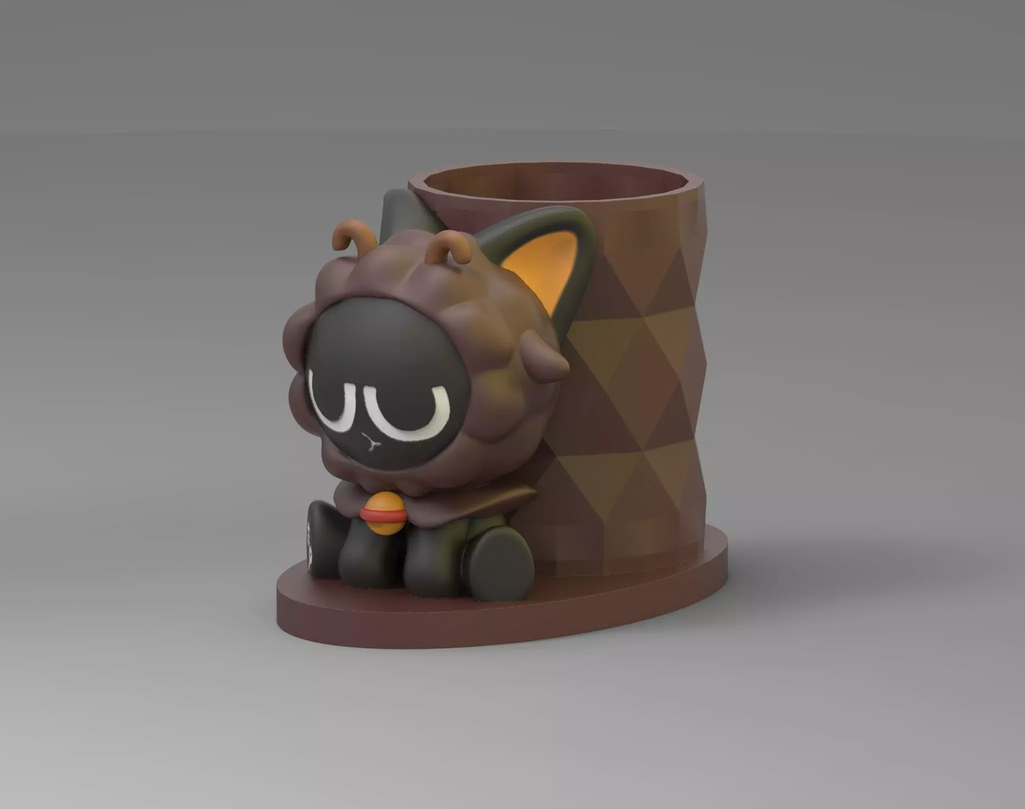 12 constellations - Capricorn - pen holder 3D print model