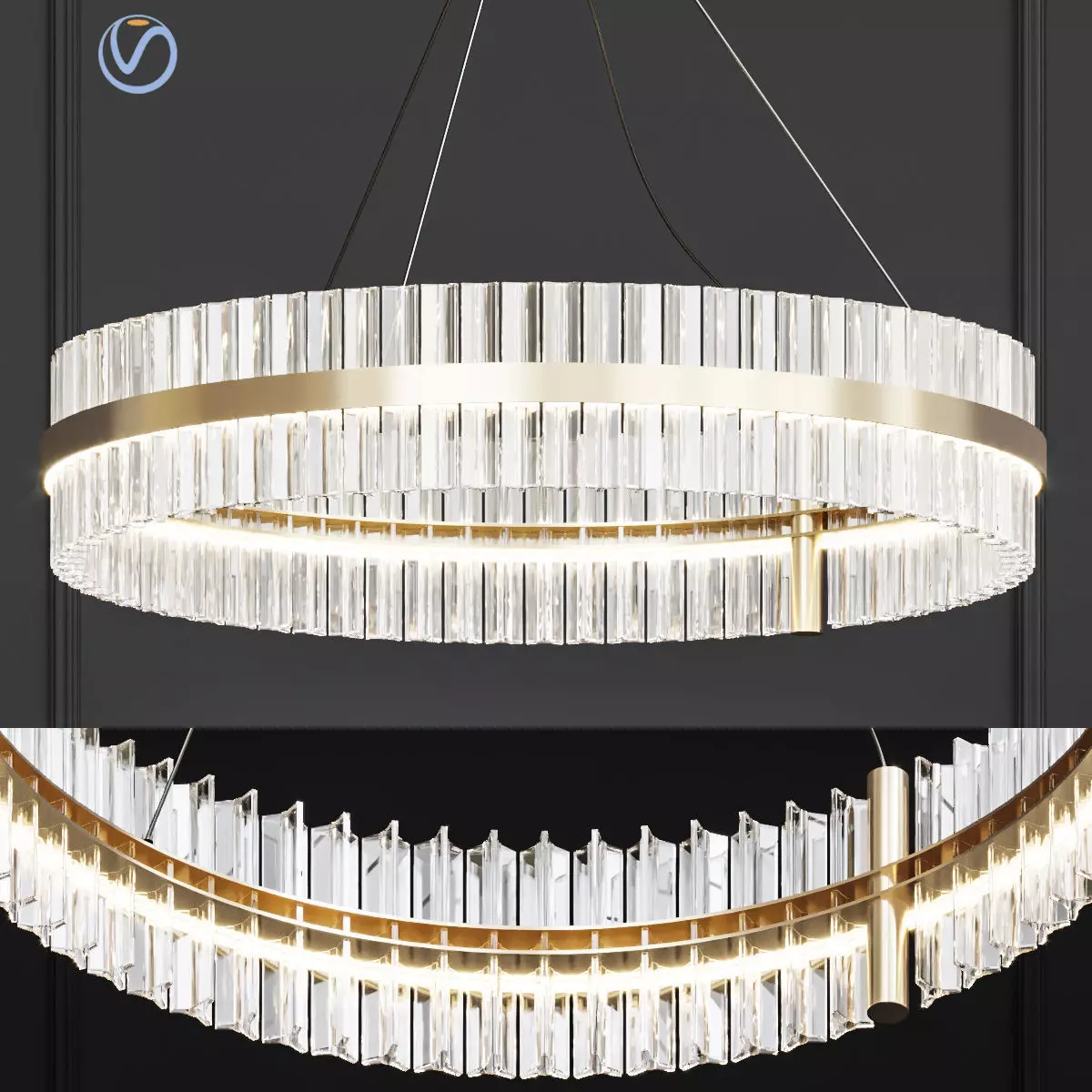 Saturno Not Baroncelli Suspension 3D model