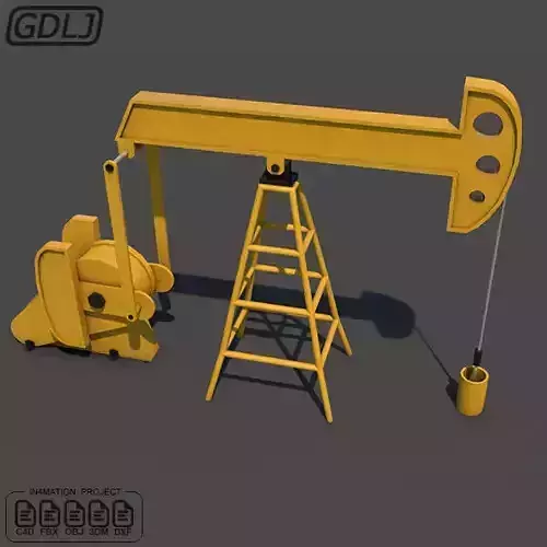 Oil Pumpjack 3D print model