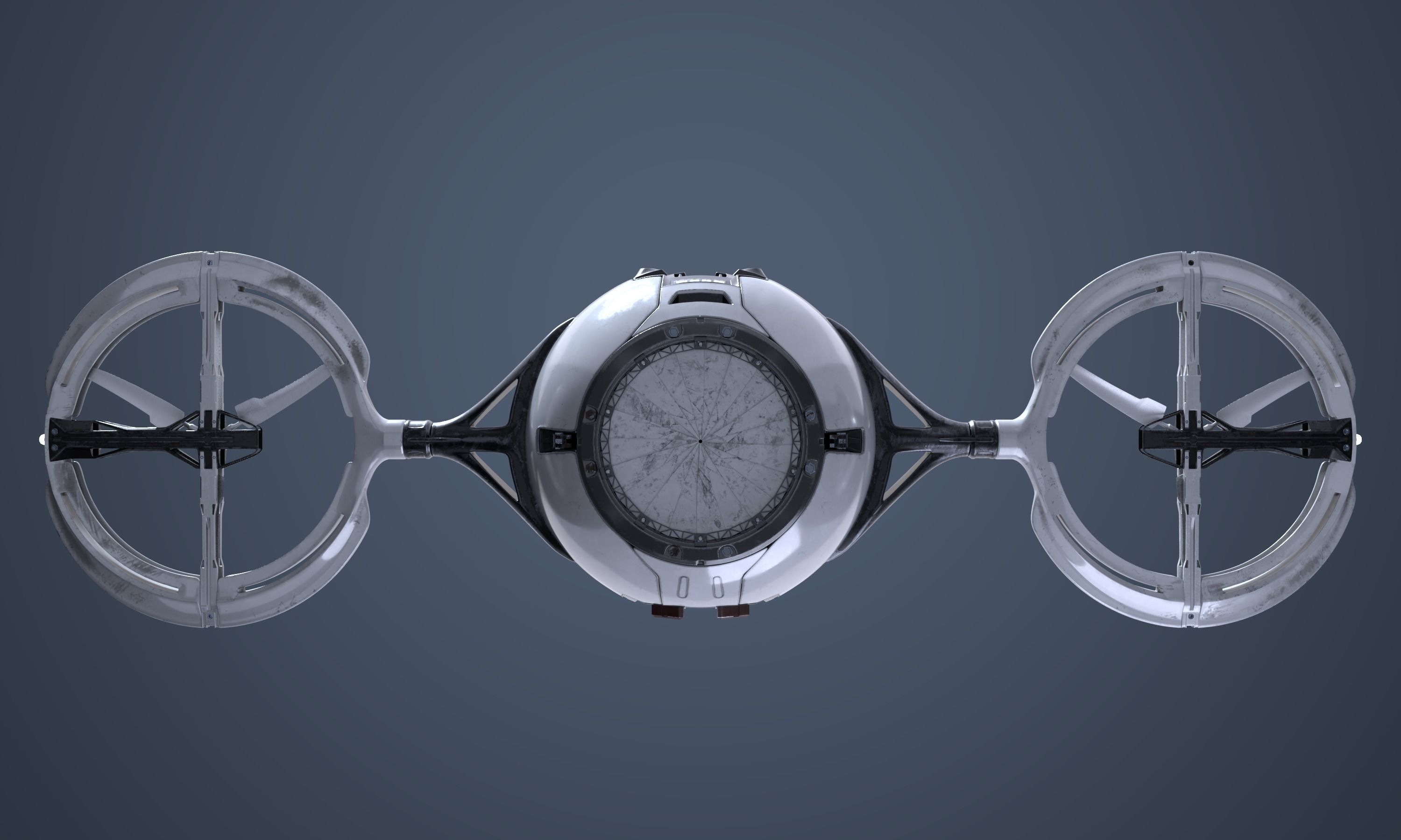 Maintenance Drone Mk1 Used Look 3D model_4