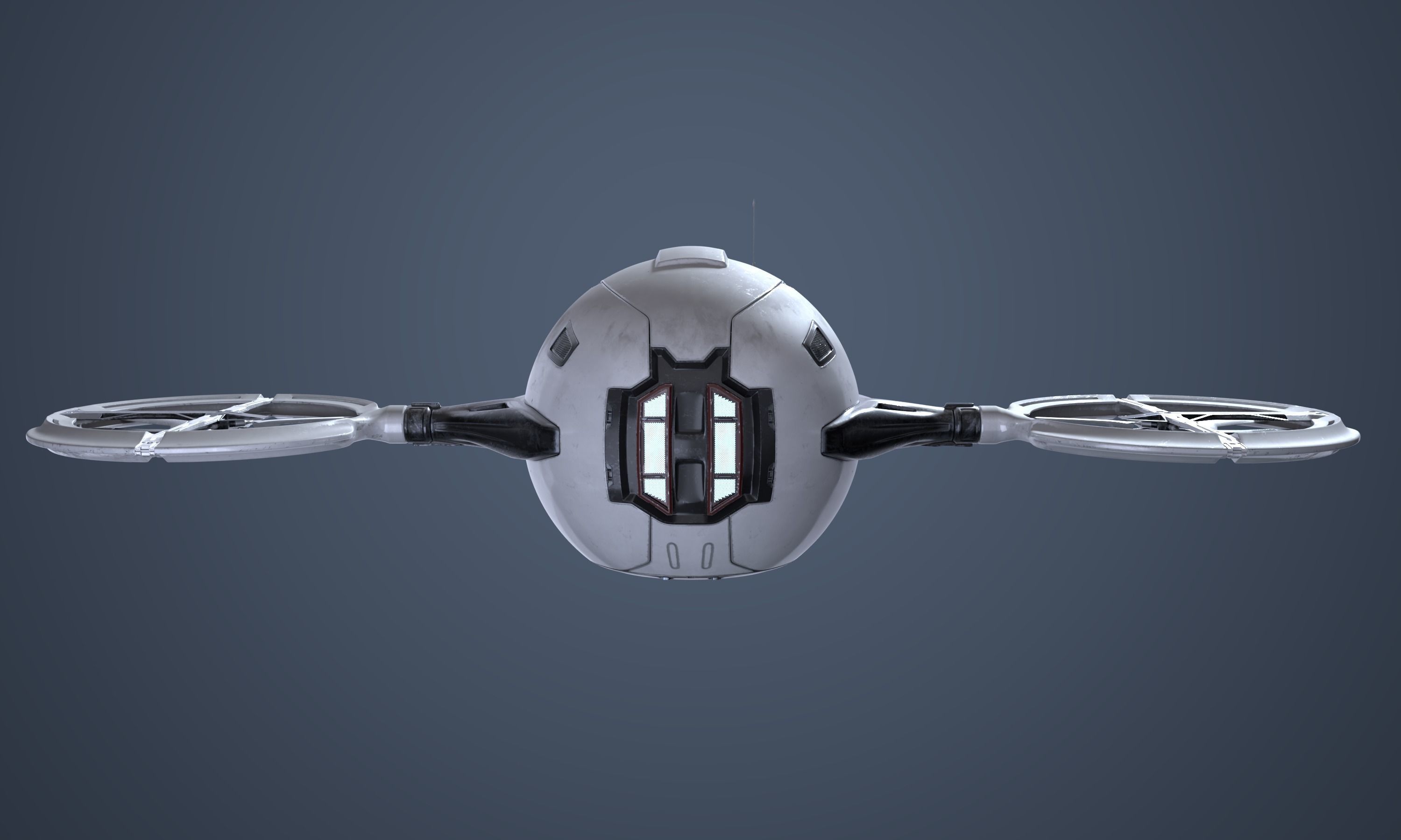 Maintenance Drone Mk1 Used Look 3D model_3