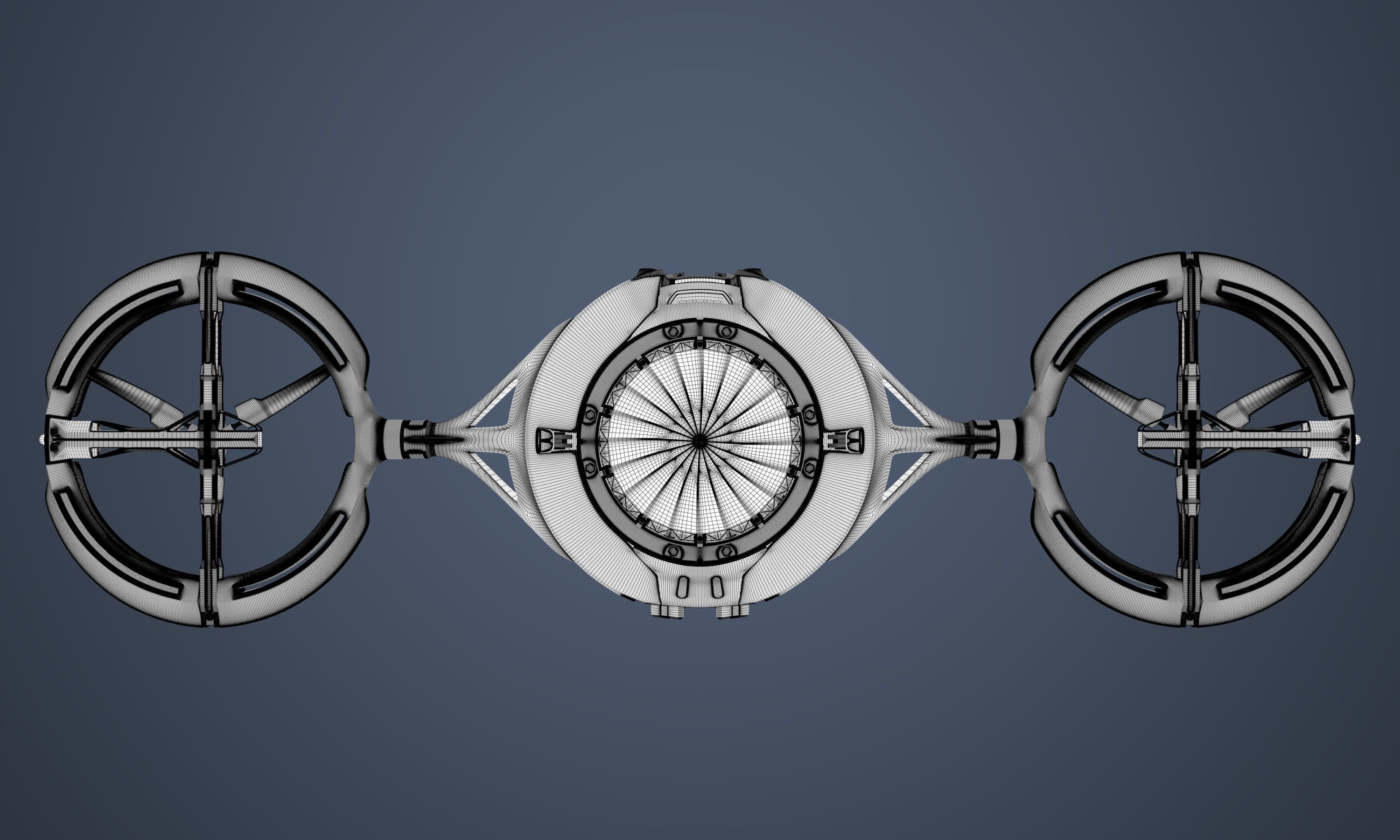 Maintenance Drone Mk1 Used Look 3D model_11