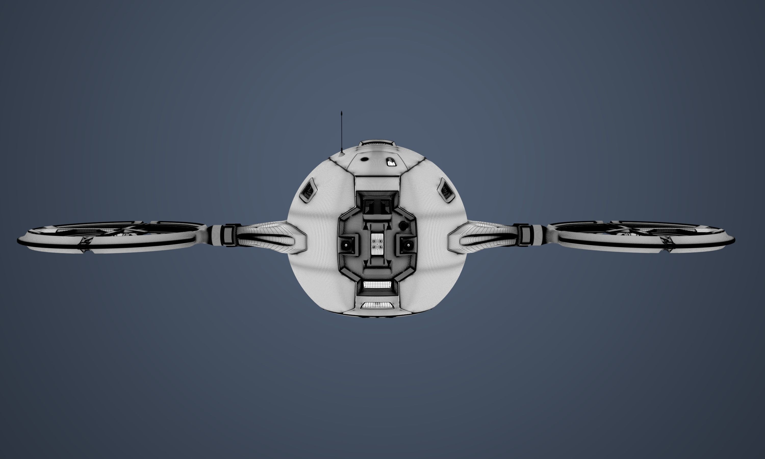 Maintenance Drone Mk1 Used Look 3D model_9