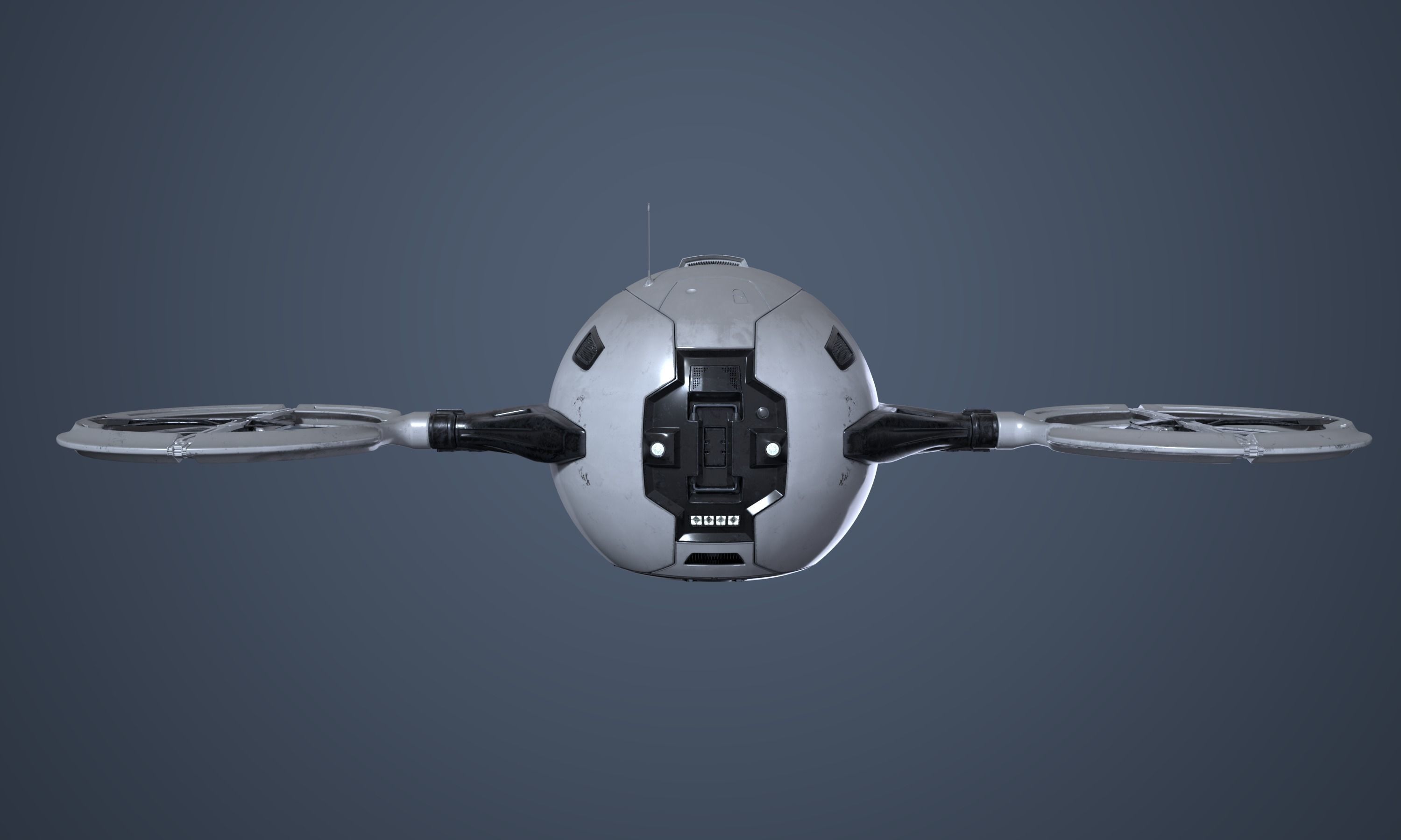 Maintenance Drone Mk1 Used Look 3D model_2