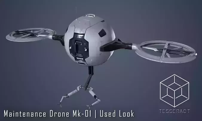 Maintenance Drone Mk1 Used Look 3D model