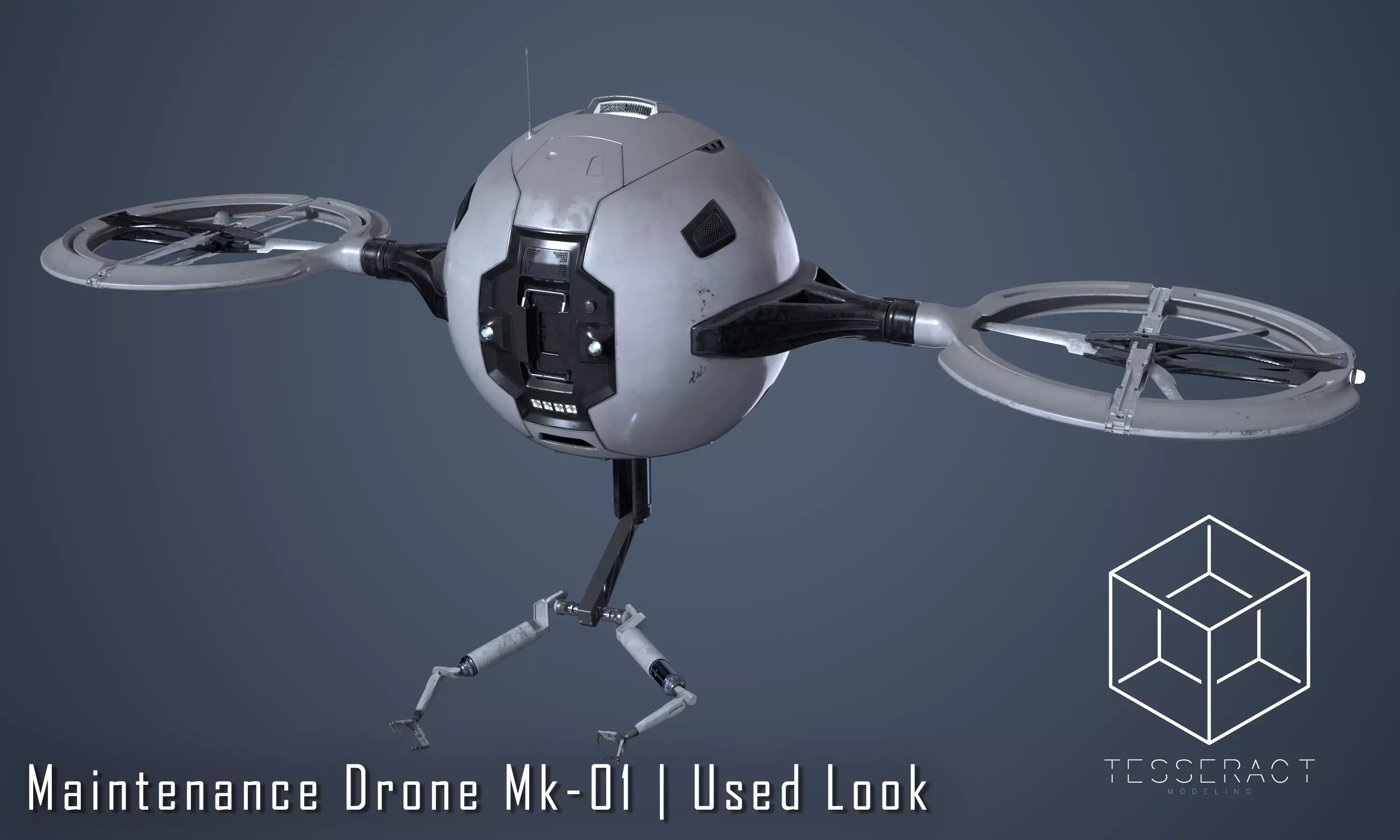 Maintenance Drone Mk1 Used Look 3D model_0