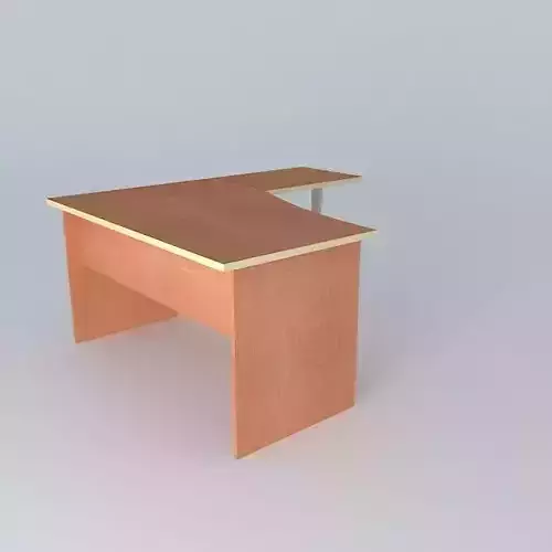 Desk-sonja office desk with wooden top