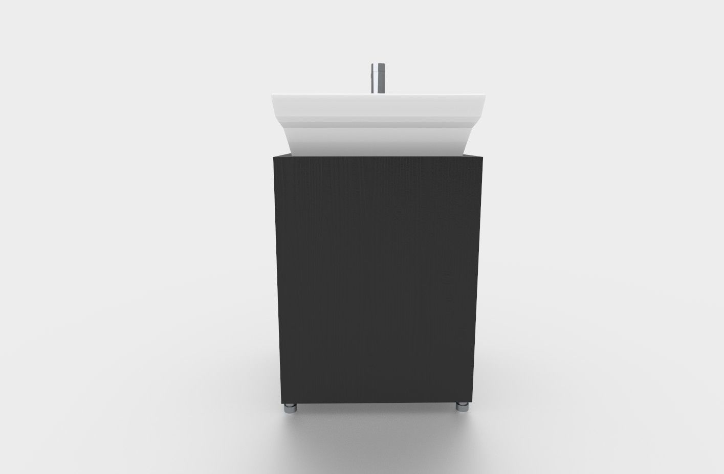 Vanity Wash Basin Low-poly 3D model_4