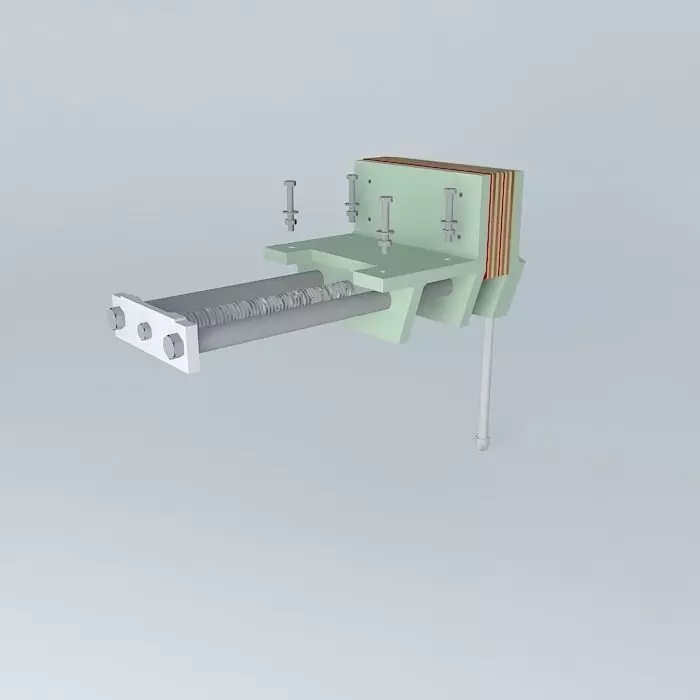 Woodwork vise made by IVAN Free 3D model_0