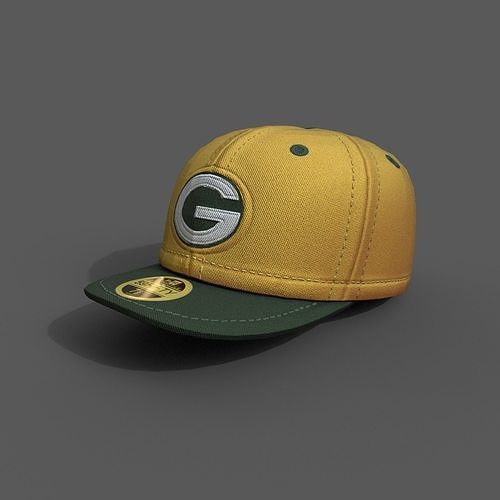 Human cap hat 3d model ver2 Low-poly 3D model