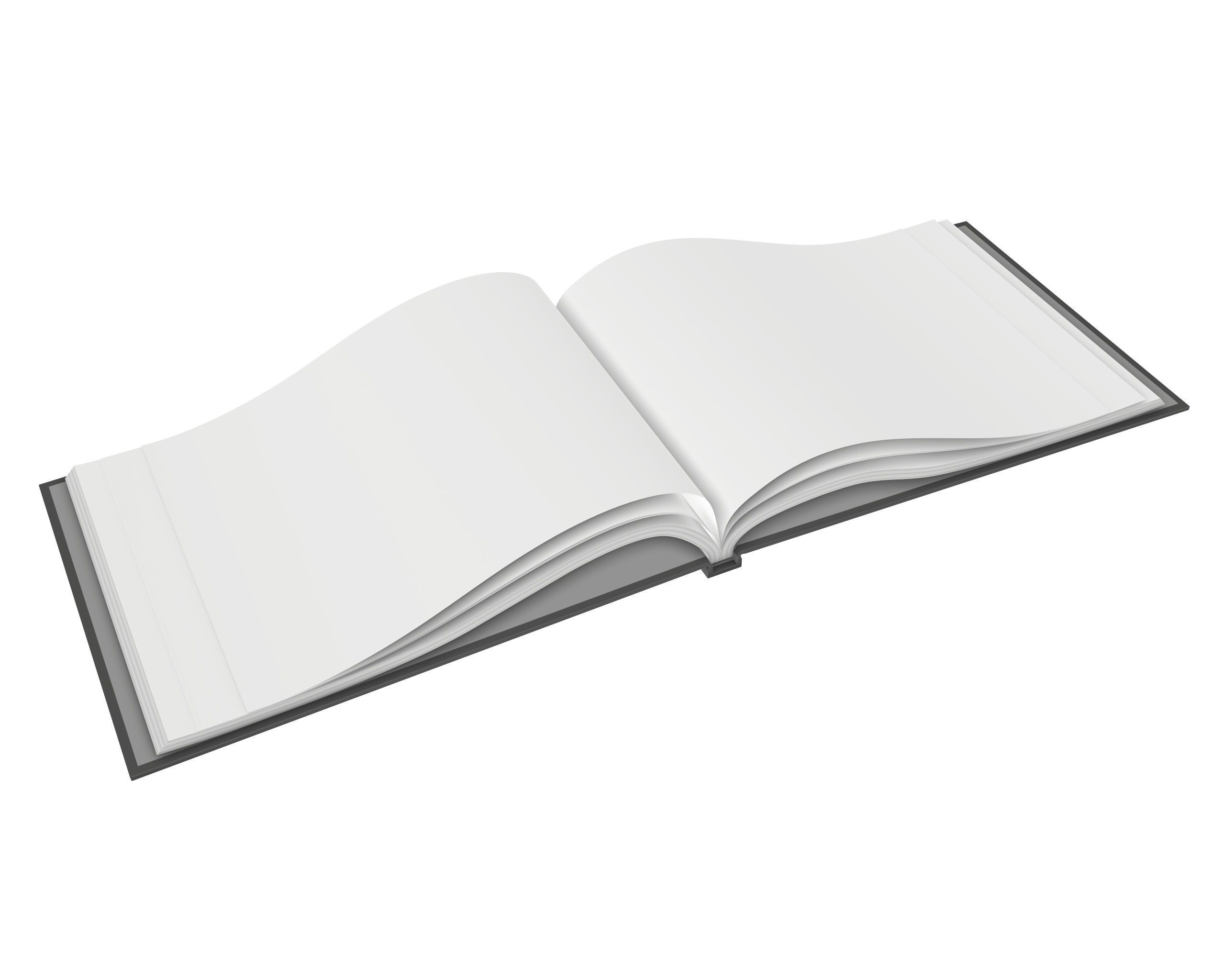 Albums A4 A5 size hardcover for mock-up 3D Model Collection_34