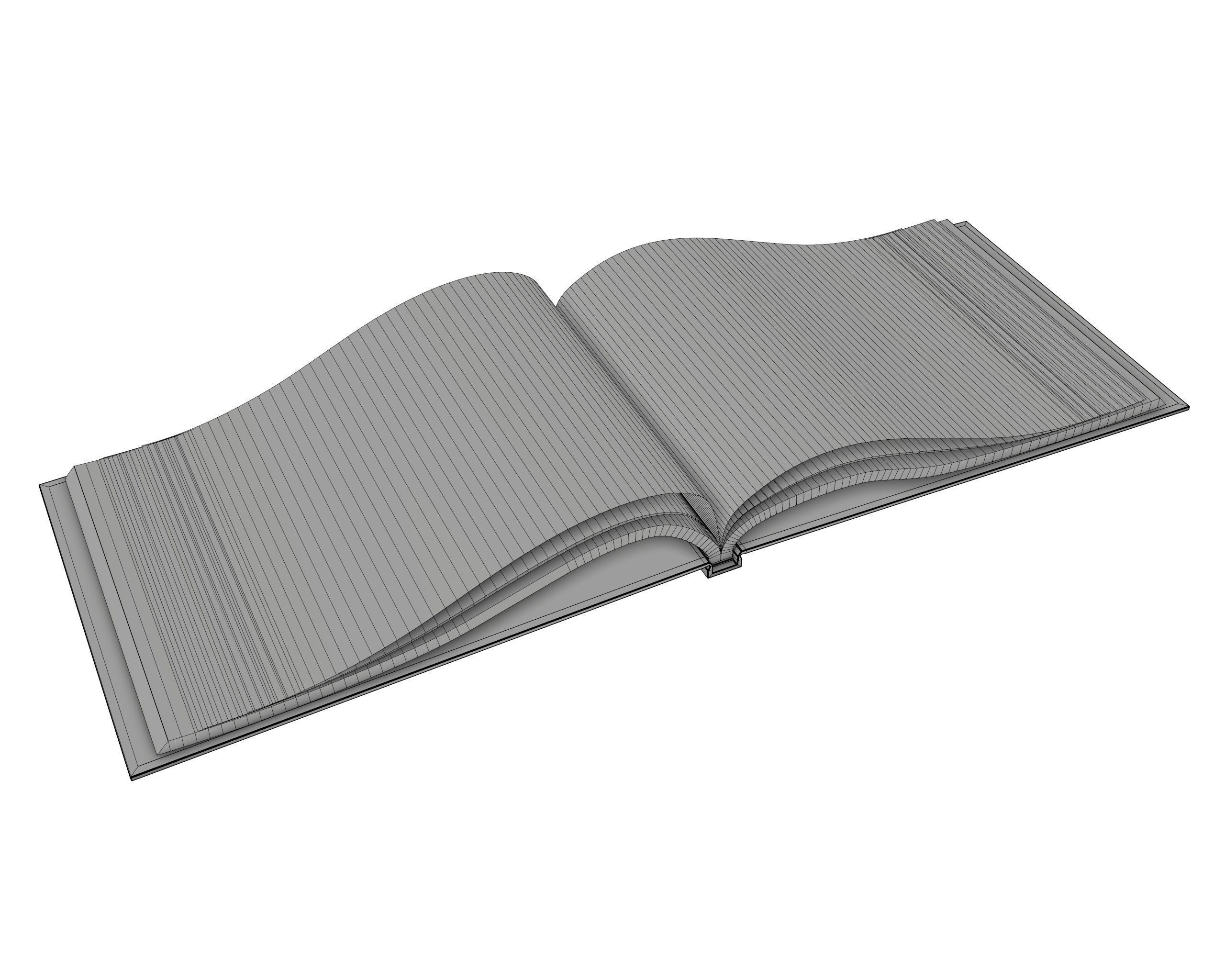 Albums A4 A5 size hardcover for mock-up 3D Model Collection_37