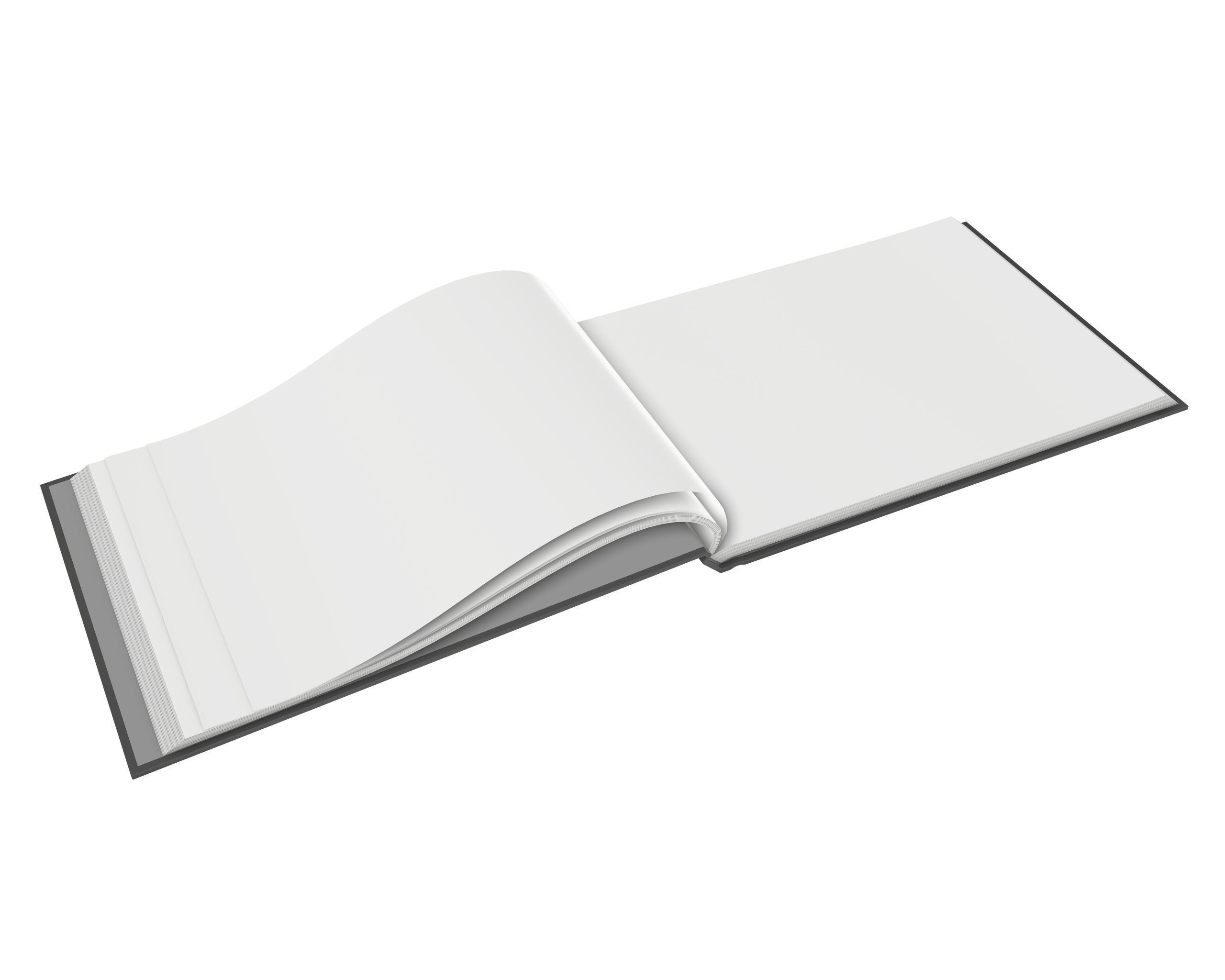 Albums A4 A5 size hardcover for mock-up 3D Model Collection_29