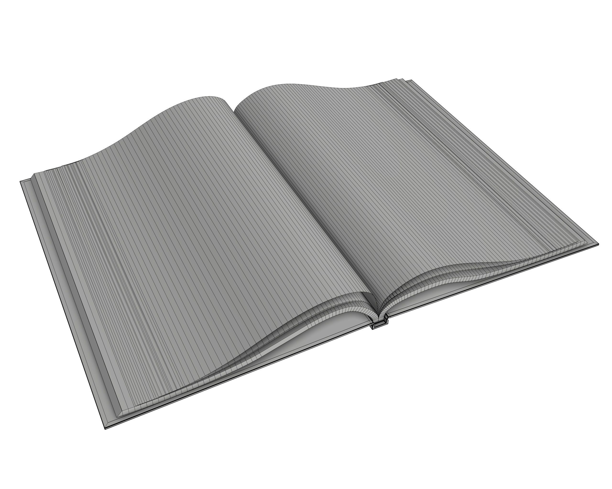 Albums A4 A5 size hardcover for mock-up 3D Model Collection_27