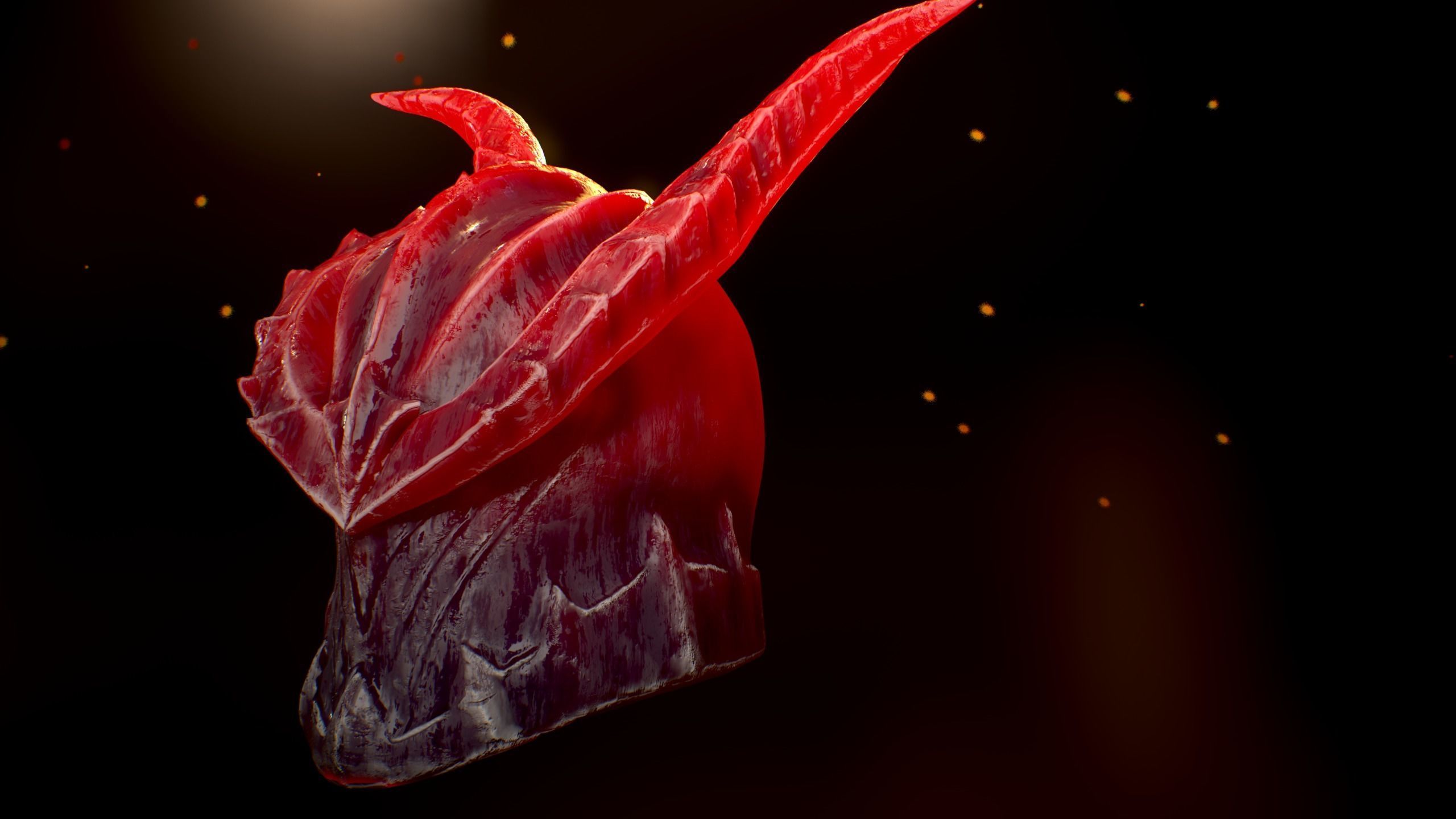 Nova Helmet Low-poly 3D model_9