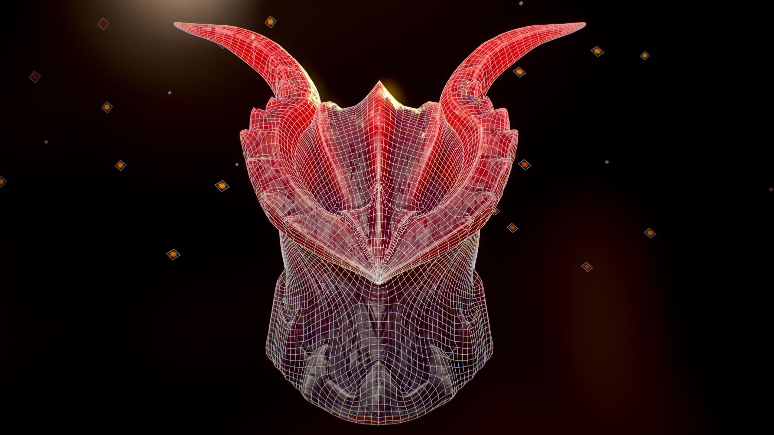 Nova Helmet Low-poly 3D model_10