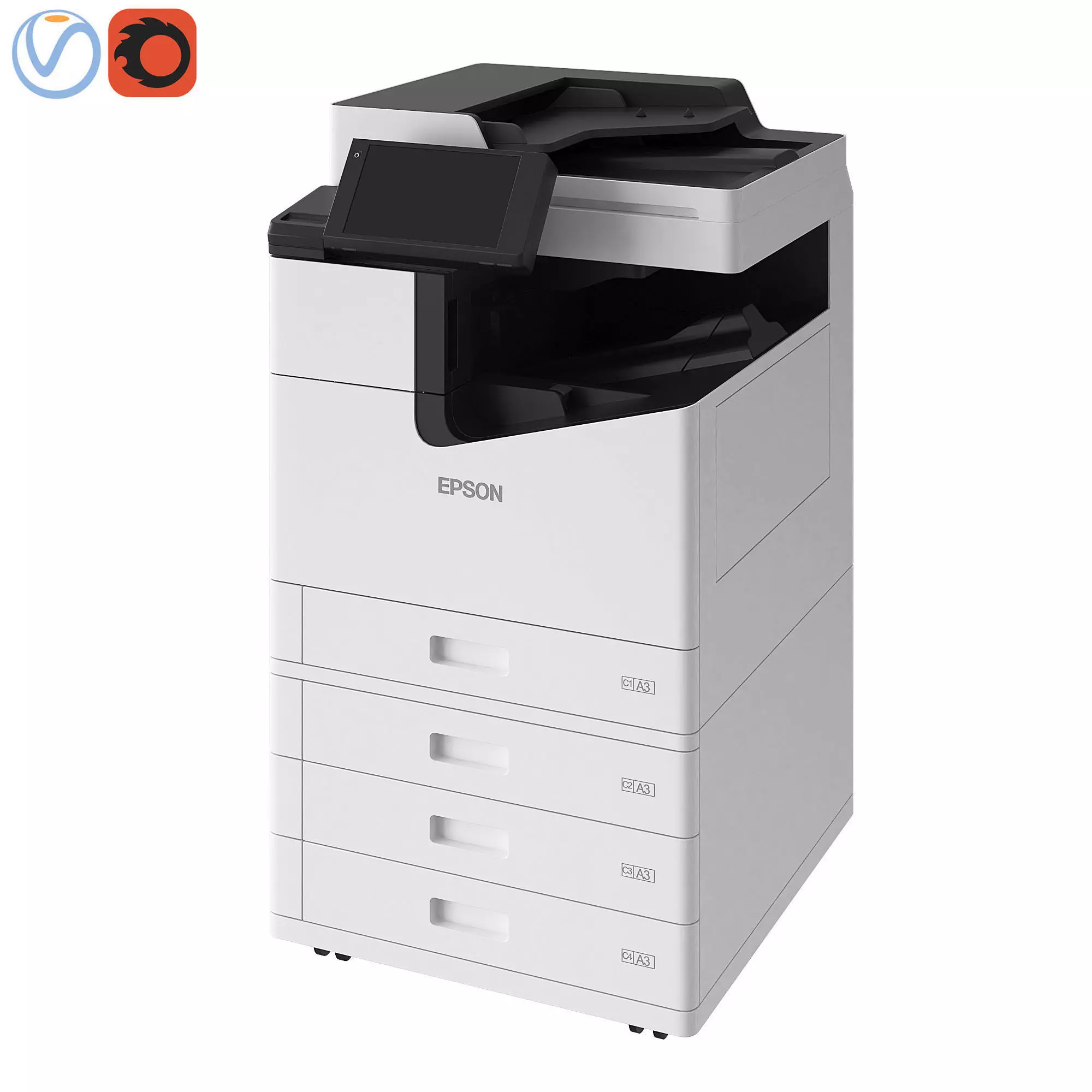Epson WorkForce Enterprise 3D model_0
