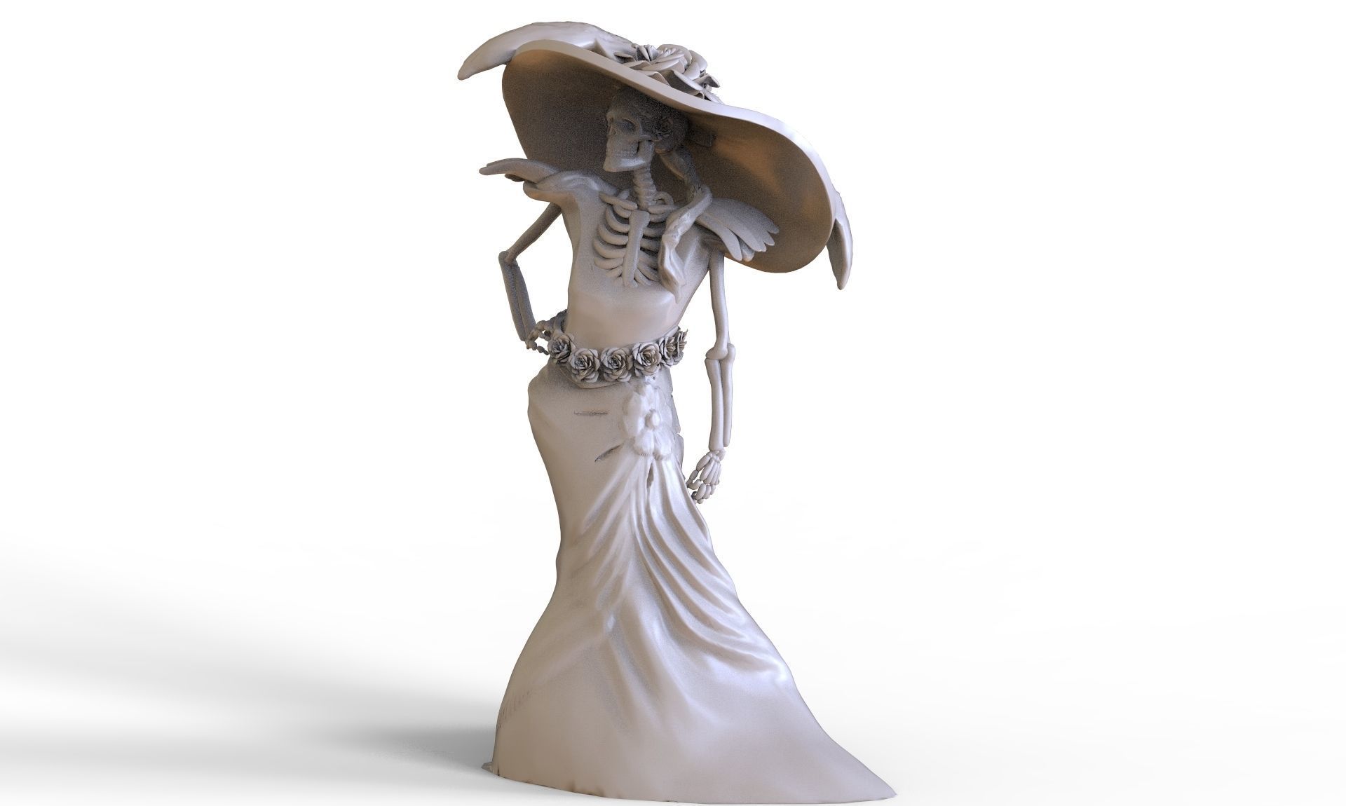 La Catrina 3D print model_4