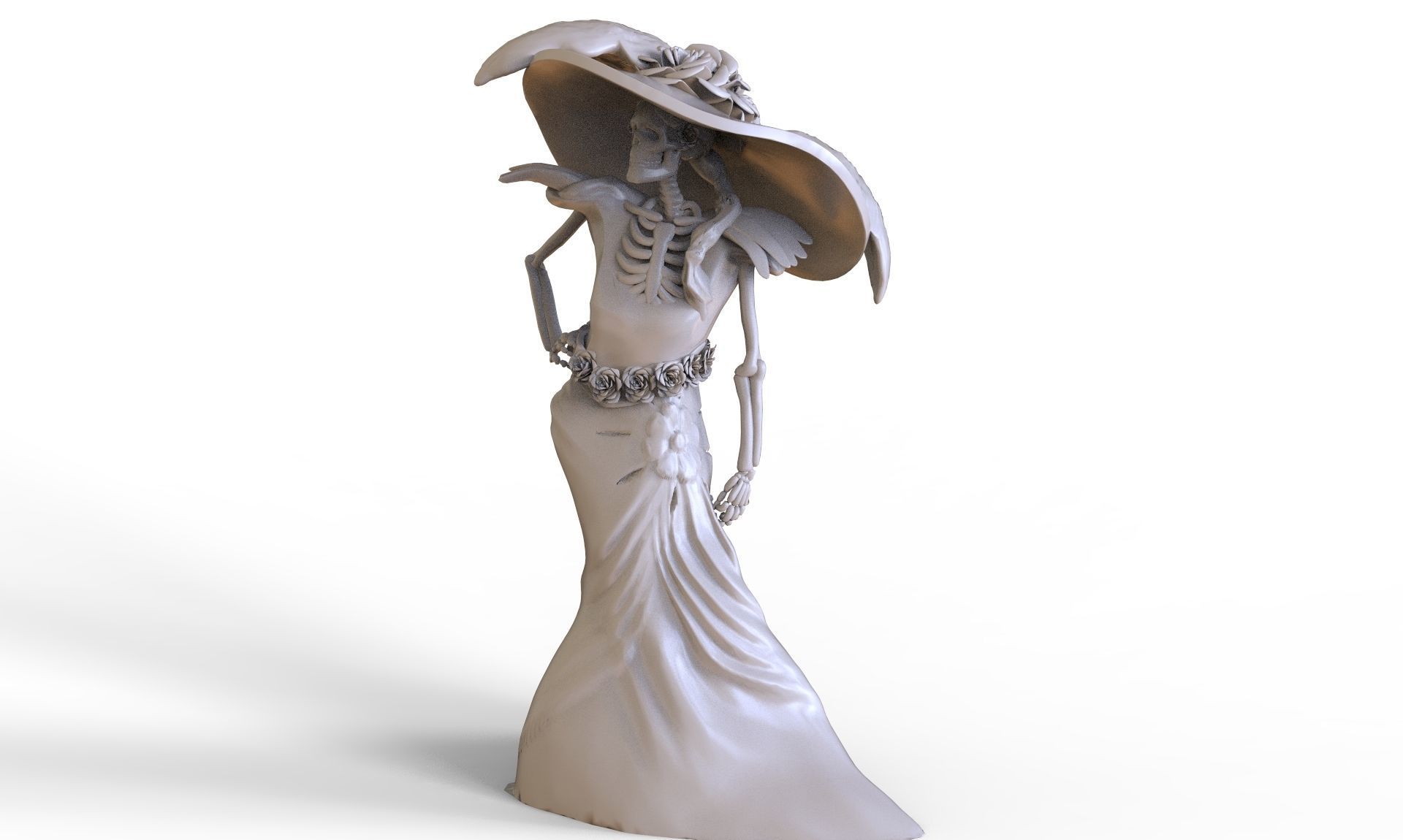 La Catrina 3D print model_1