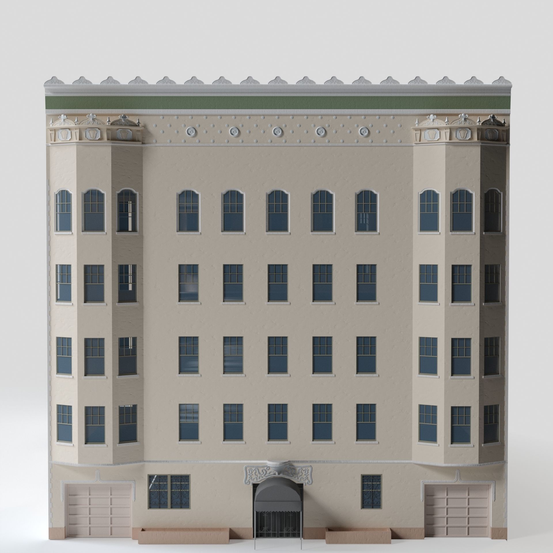 San Francisco Page St Building 3 3D model_1